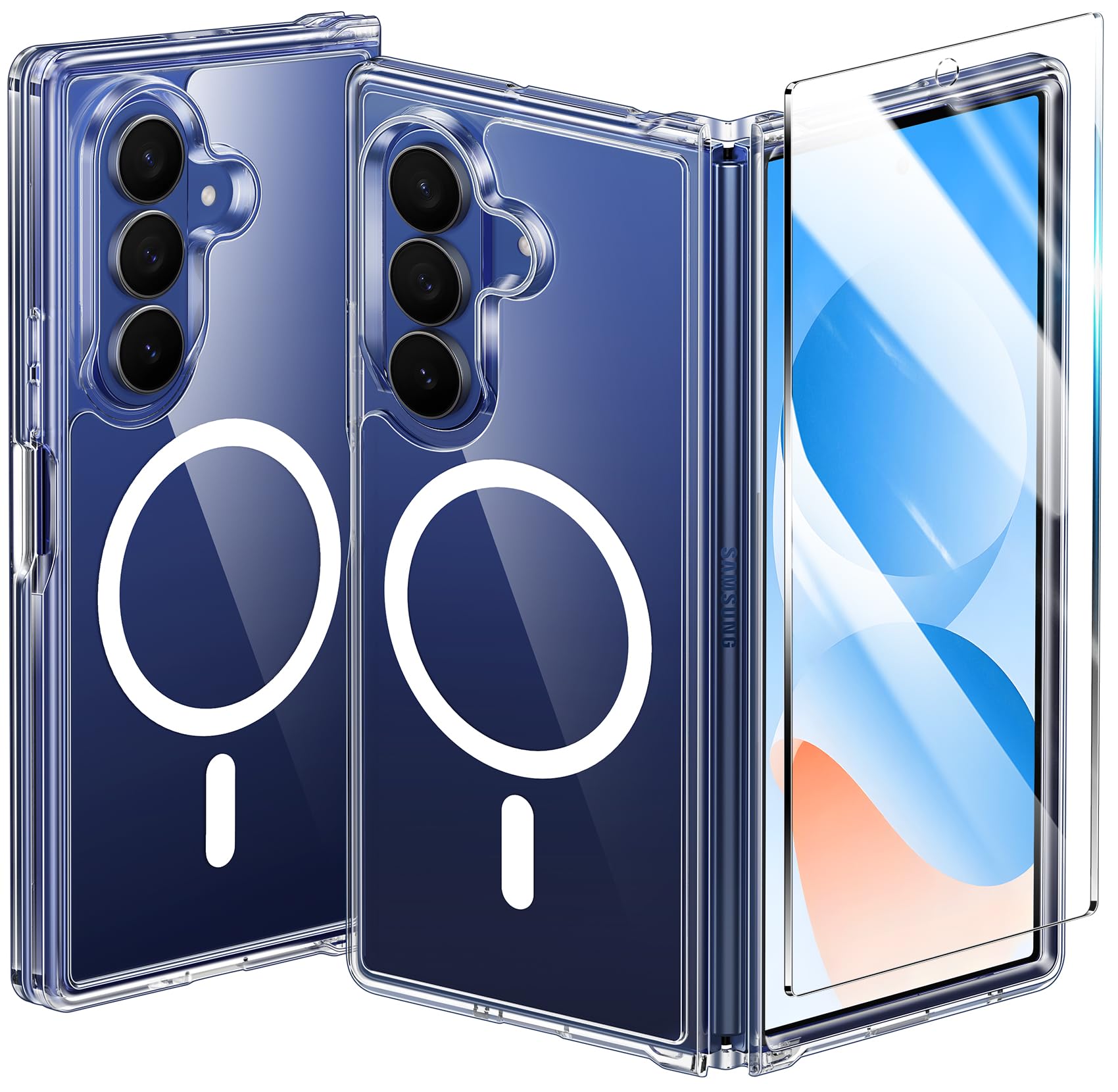 FNTCASE for Samsung Galaxy Z Fold 8 Ultra / Z Fold 7 Case, Fit for Magsafe