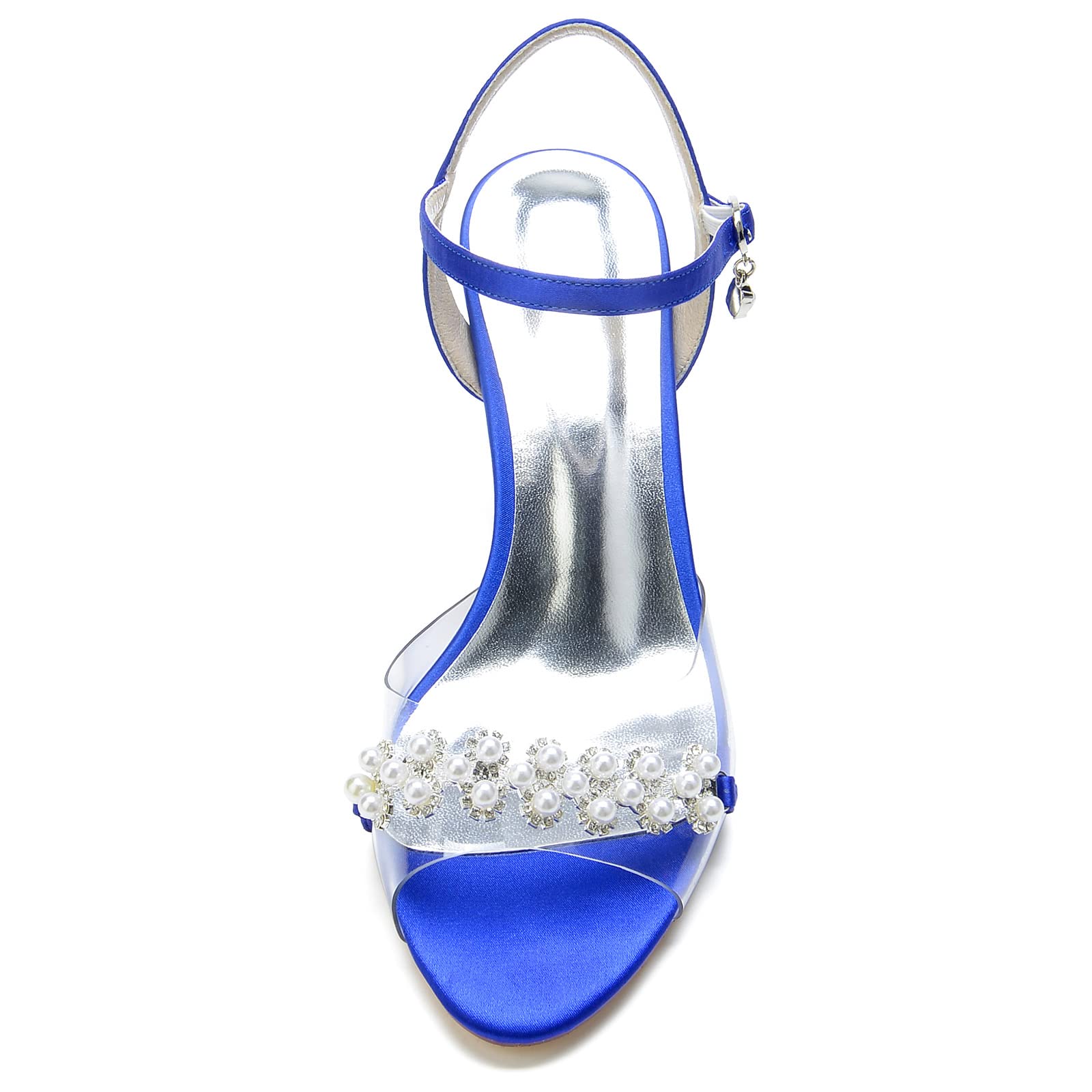 Peep Toe Scarpe Eleganti con Tacco Donna Casual Scarpe da Sposa da Festa Moda Cinturino alla Caviglia Fibbia Sandali con Tacco Medio Bridal Scarpe Estivi Scarpe,Nero,39 EU