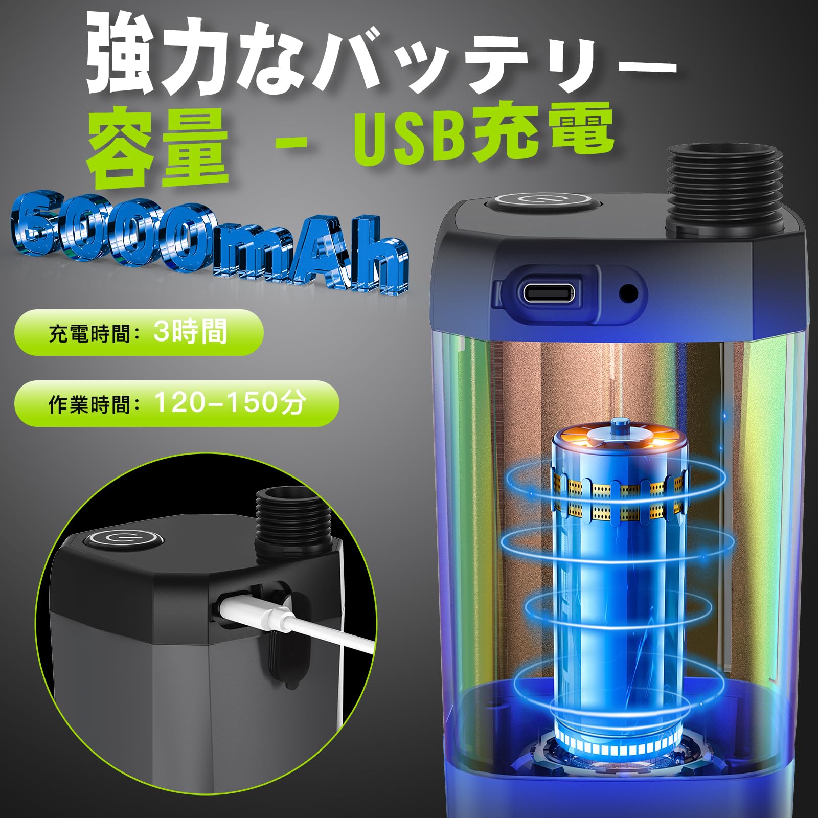 Amazon | ポータブルシャワー【四つ出水モード】Tipkook アウトドア