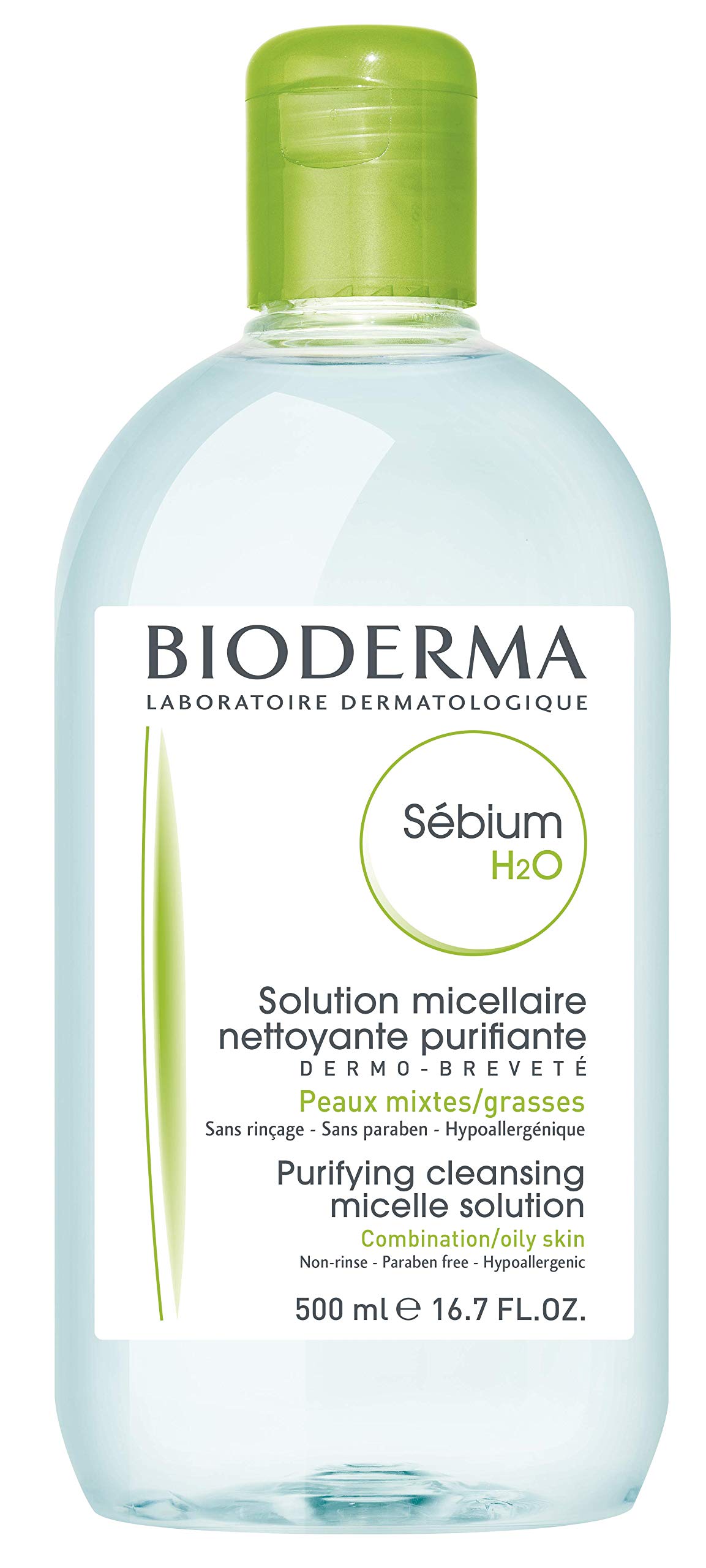 BiodermaSebium H2O Mu Removing Micelle Solution, 500ml