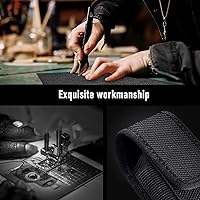 Vista 3 de Funda compatible con Leatherman Wave Plus Wingman Surge Rebar Multiherramienta Funda de cinturón de nylon con clip de cinturón