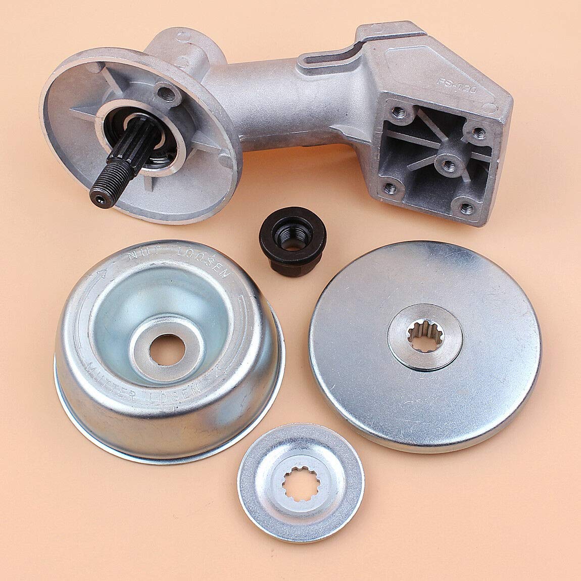 Luxuypon Gear Box Head Assy Compatible with Sti-hl FS120 FS200 FS250 FS110 FS 100 90 Trimmer Weedeater