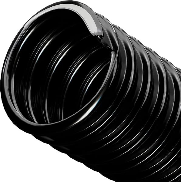 50mm / 2" PVC Corrugated Flexible Duct Hose 50 Metre / 164 Ft - 5