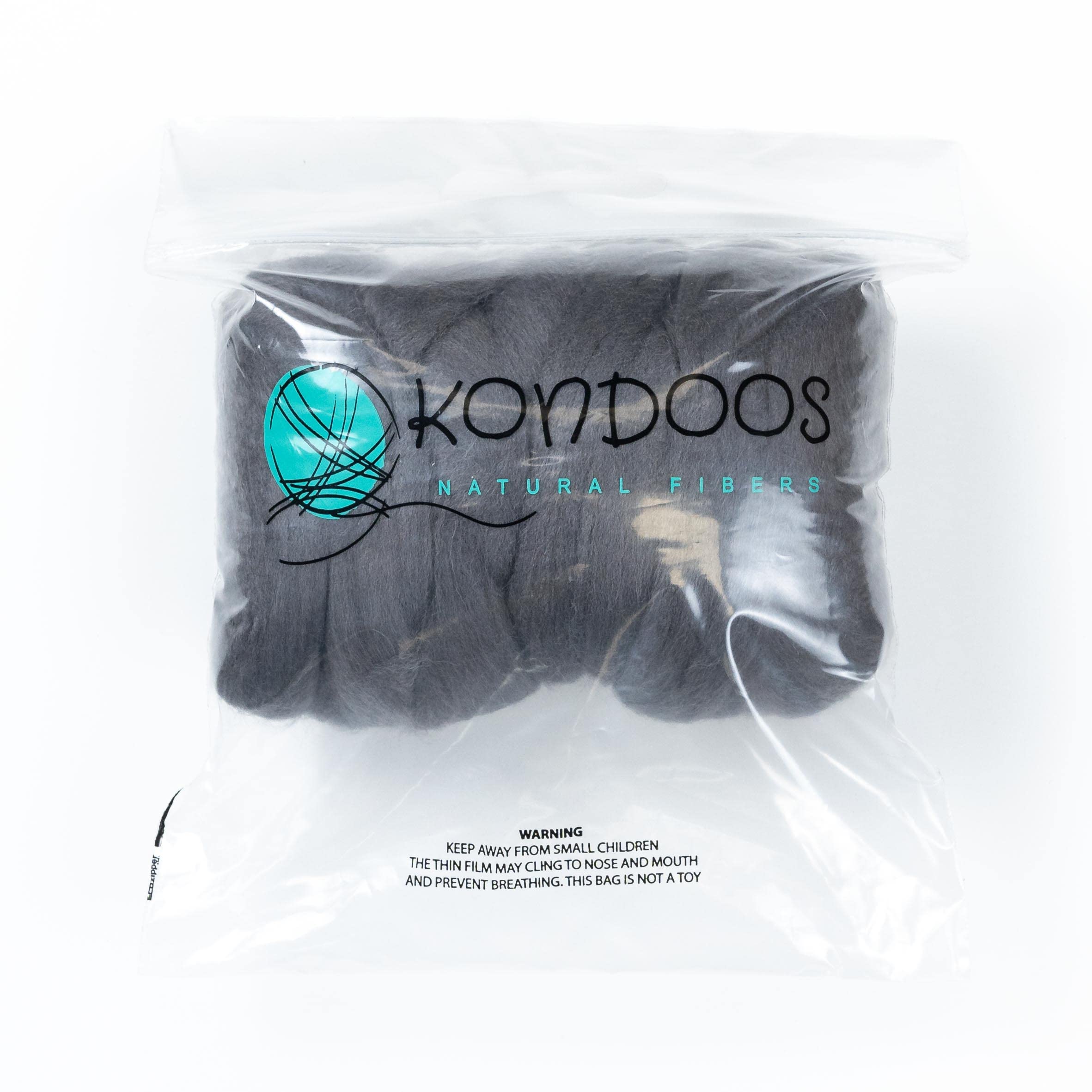 Kondoos Coloured 225 gram Natural Wool roving Tops, Best Wool for Needle Felting Wet Felting, handcrafts - Image 3