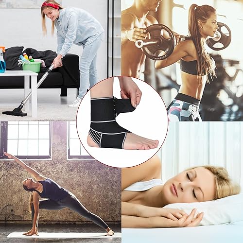 Miniatura 3 de Ankle Support,Ankle Brace for Men and Women, Adjustable Ankle Compression Brace for Plantar fasciitis, arthritis sprains, muscle fatigue or joint