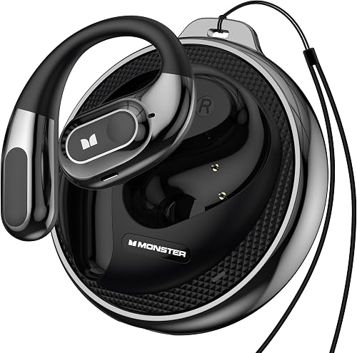 Monster AC330 Open-Ear AI Translation Earbuds Black