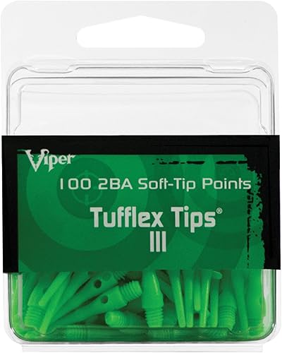 Miniatura 12 de Viper Dart accesorio suave para punta de dardos Tufflex III 2BA, en paquete de 100 y 1000 unidades Negro