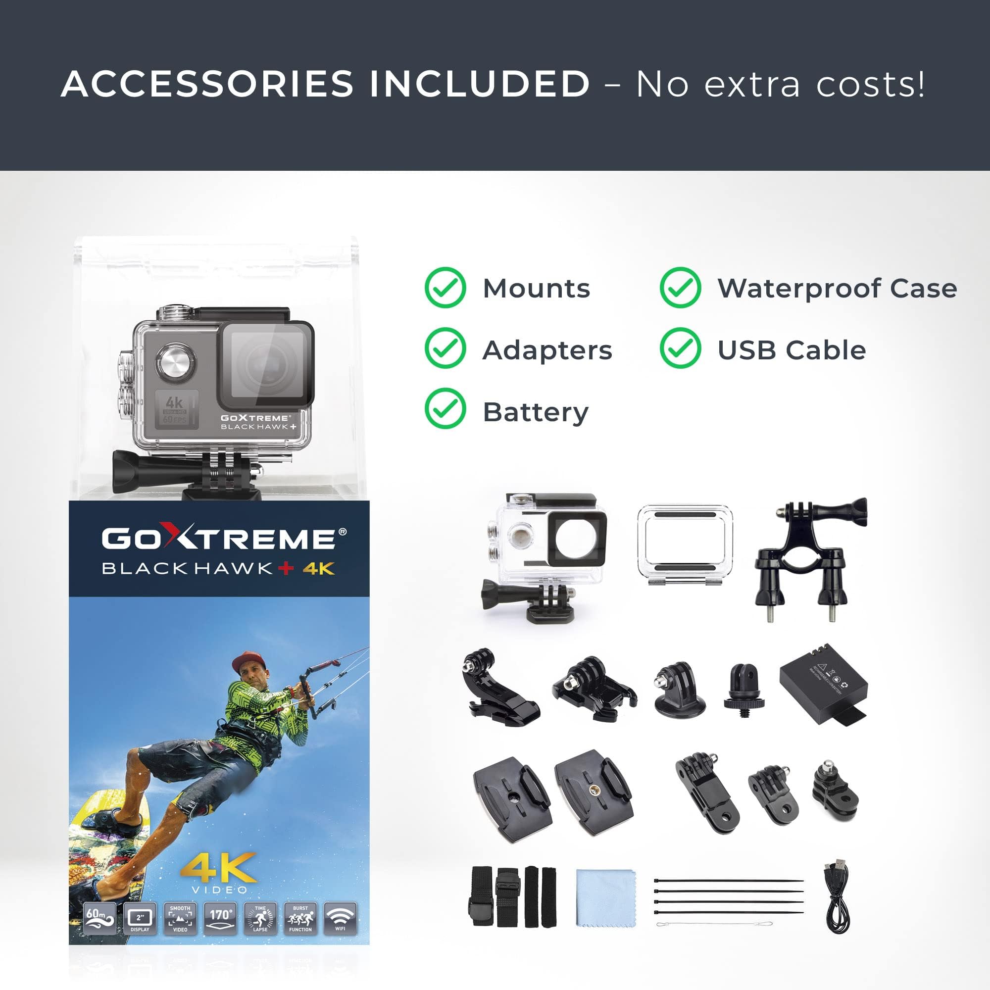 GoXtreme BlackHawk 4K Action Camera 60fps