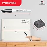 Charles Leonard Magnetic Lapboard Class Combo Pack, Includes 12 Each: 2 Sided Plain/Lined 9 x 12 Inch White Boards, 2-Inch Erasers, Black Dry Erase Markers (35045) – view 6