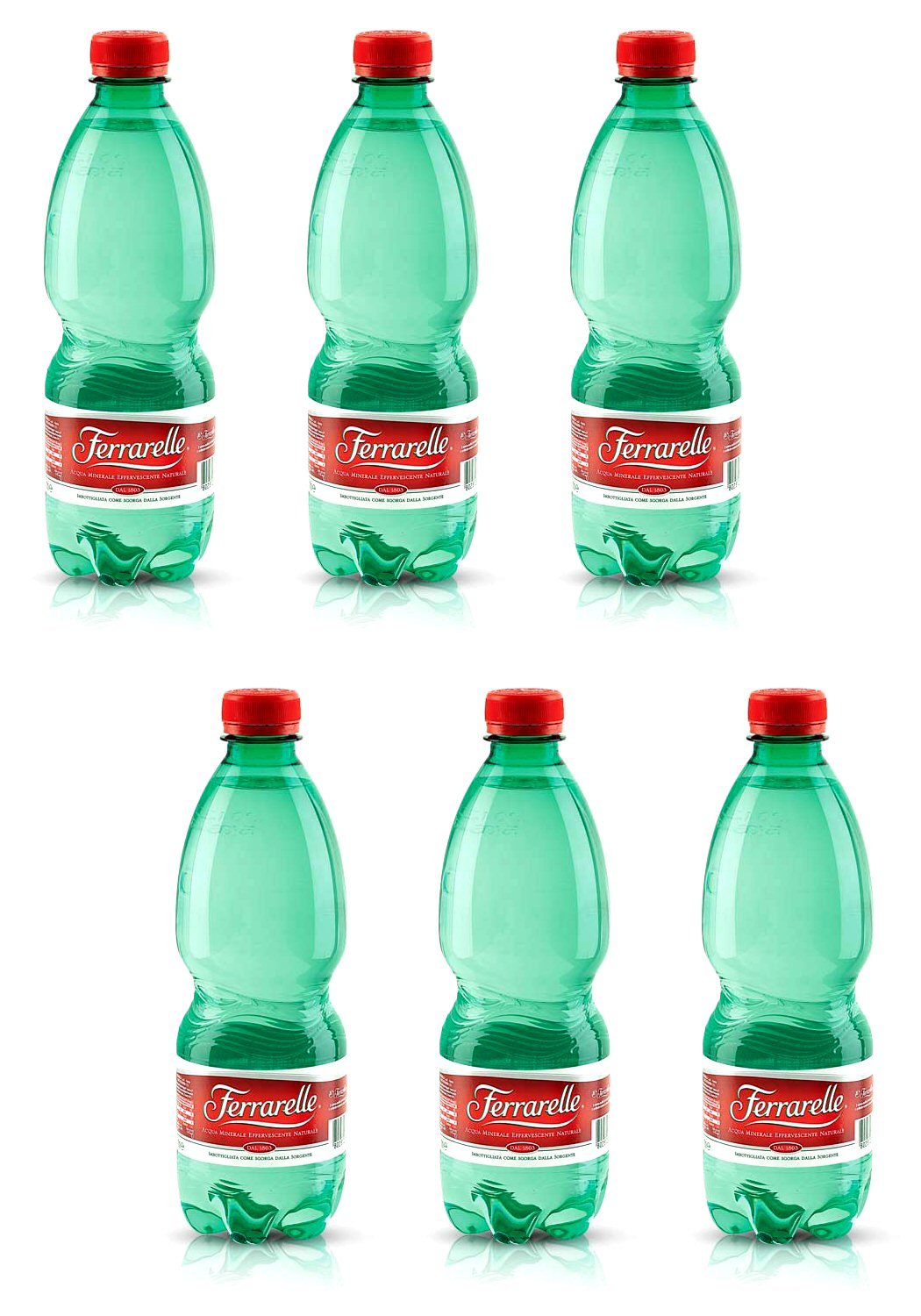 Ferrarelle acqua confezione da 6 bottigliette da 50 cl ciascuna (1000043675)