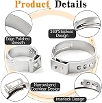 560Pcs Single Ear Hose Clamps Assortment Kit,Stepless 22 Size(5.3-36.1mm) 304 Stainless Steel Clamp,Includes Pliers & PEX Pipe Cutter Tool with Portable Toolbox for Automotive,Fuel Line