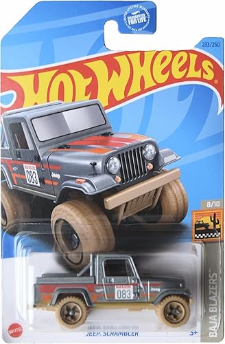 Hot Wheels Jeep Scrambler, Baja Blazers 8/10 [Gris] 233/250