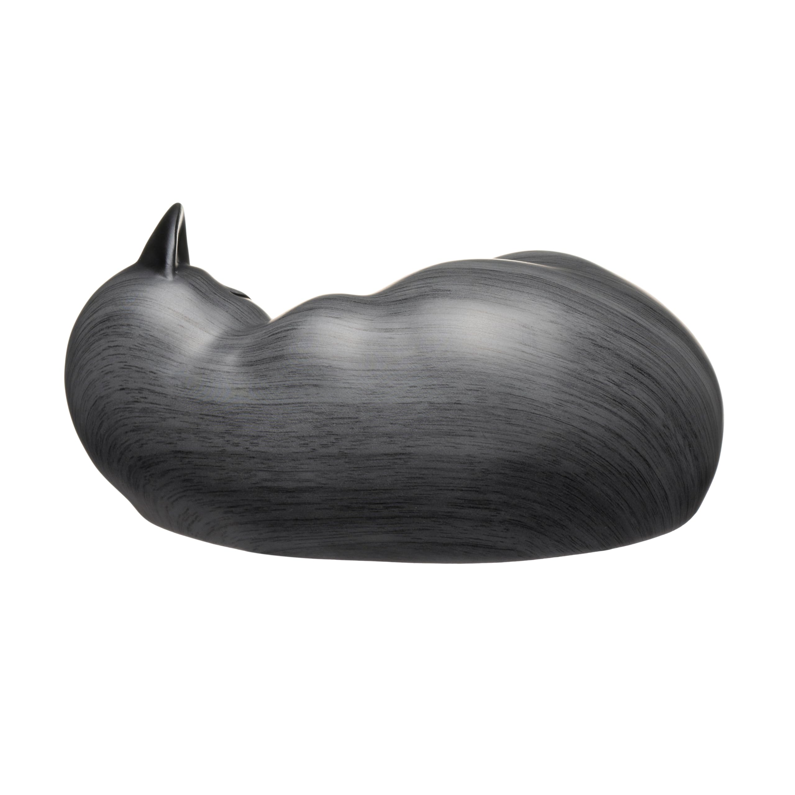 Urnas para mascotas, urna de cremación de resina para dormir, urnas de gato para cenizas, urna de animales pequeños, urnas pequeñas para mascotas (gris)