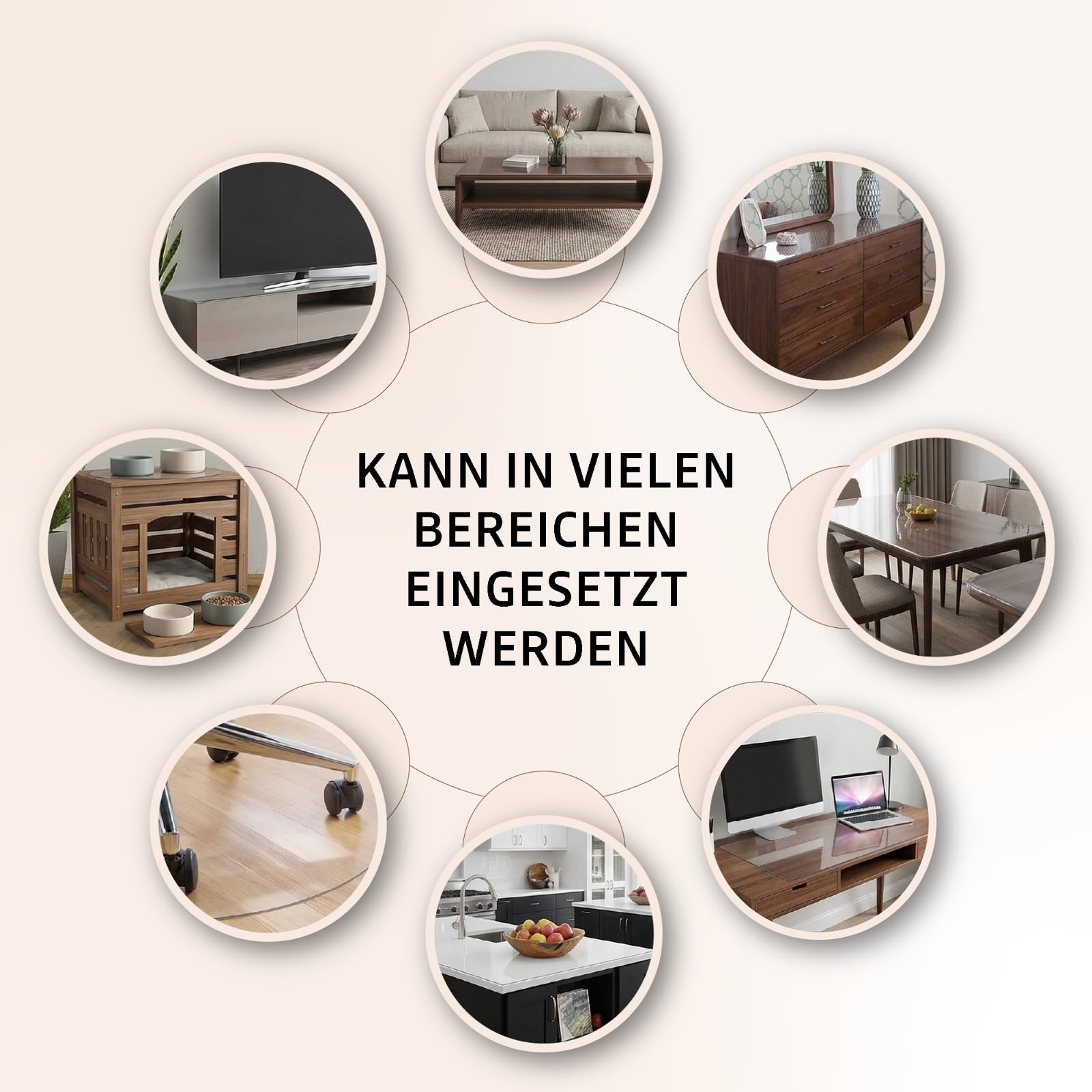 Mayda Tischfolie transparent 2 mm - Glasklar Folie Tischschutz - versch.Größen, Individuell Zuschneidbarer - Schutzfolie mit abgeschrägten Kanten für Tisch - Abwaschbare Tischdecke (B-90 x L-160 cm)