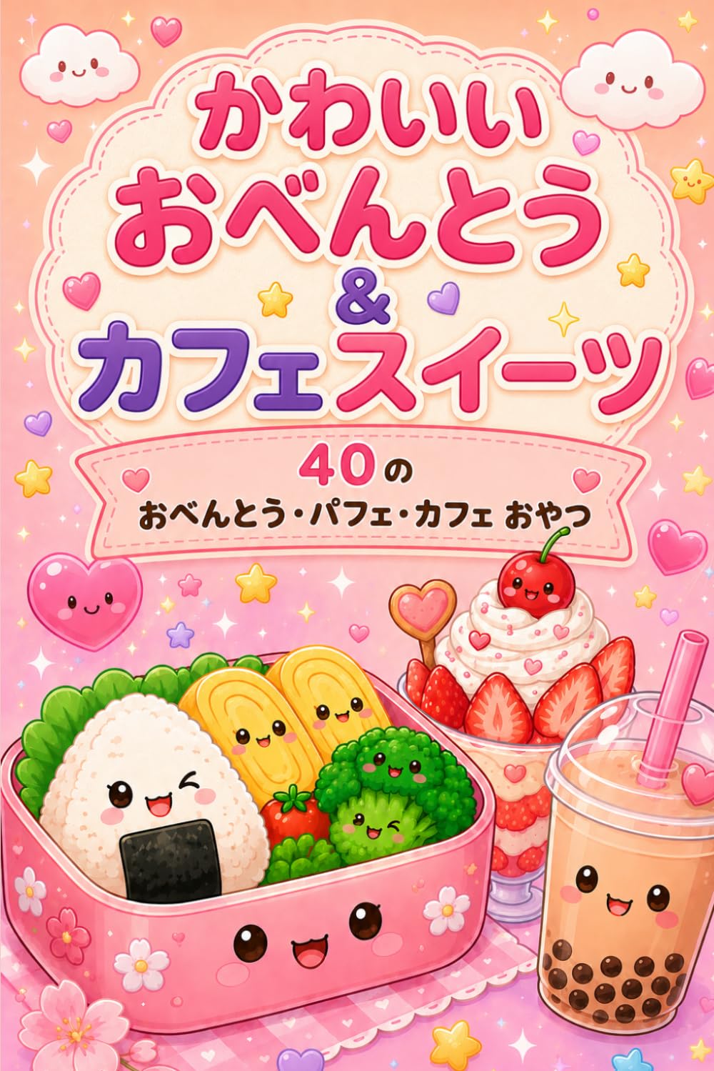 かわいい おべんとう & カフェスイーツ: 40の おべんとう・パフェ・カフェ おやつ