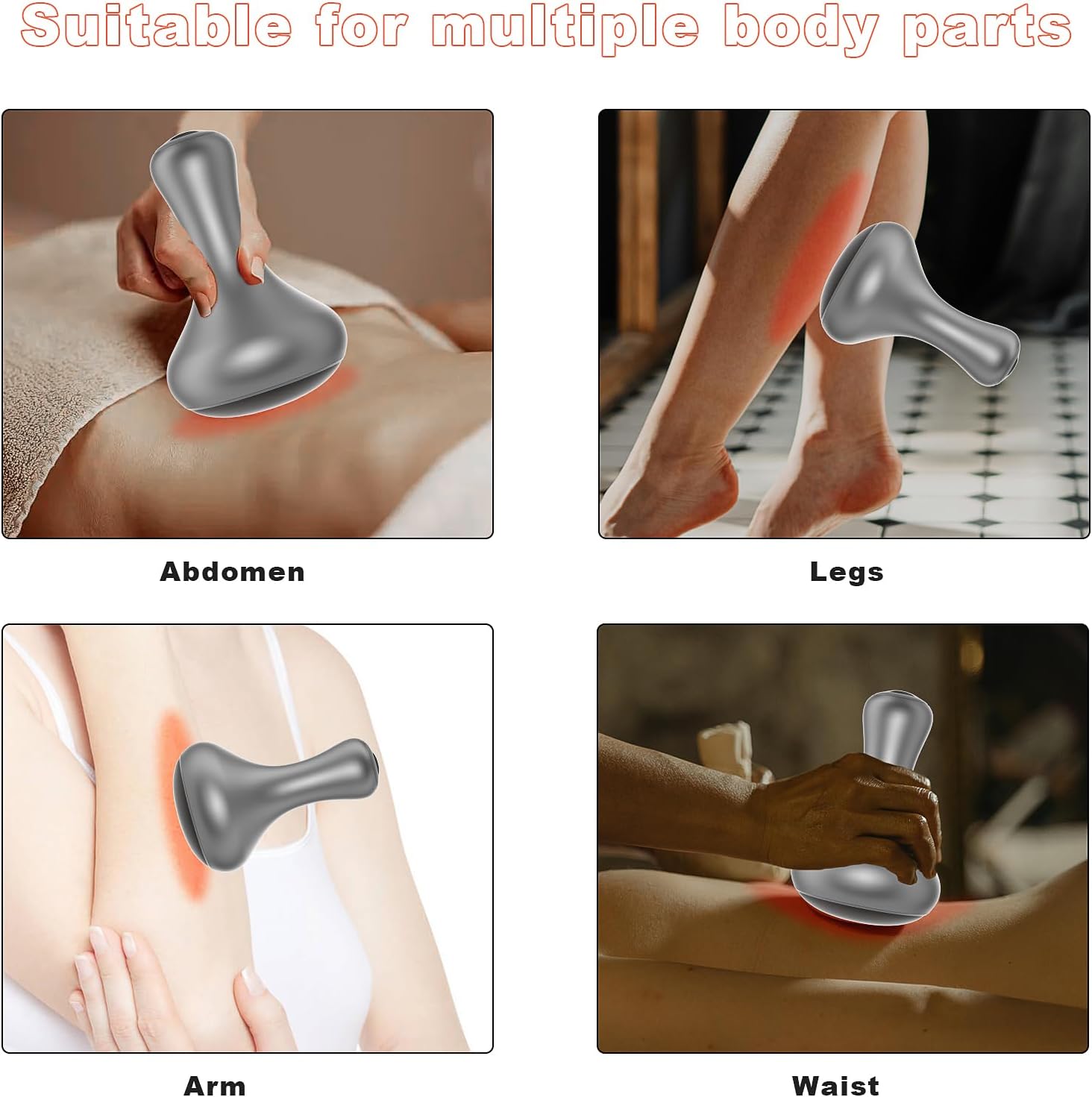 Hot Stones for Massage, Hot Stones Muscle Massage with Warmer, Wireless Natural Black Bian Stone Electric Gua Sha for Home Spa