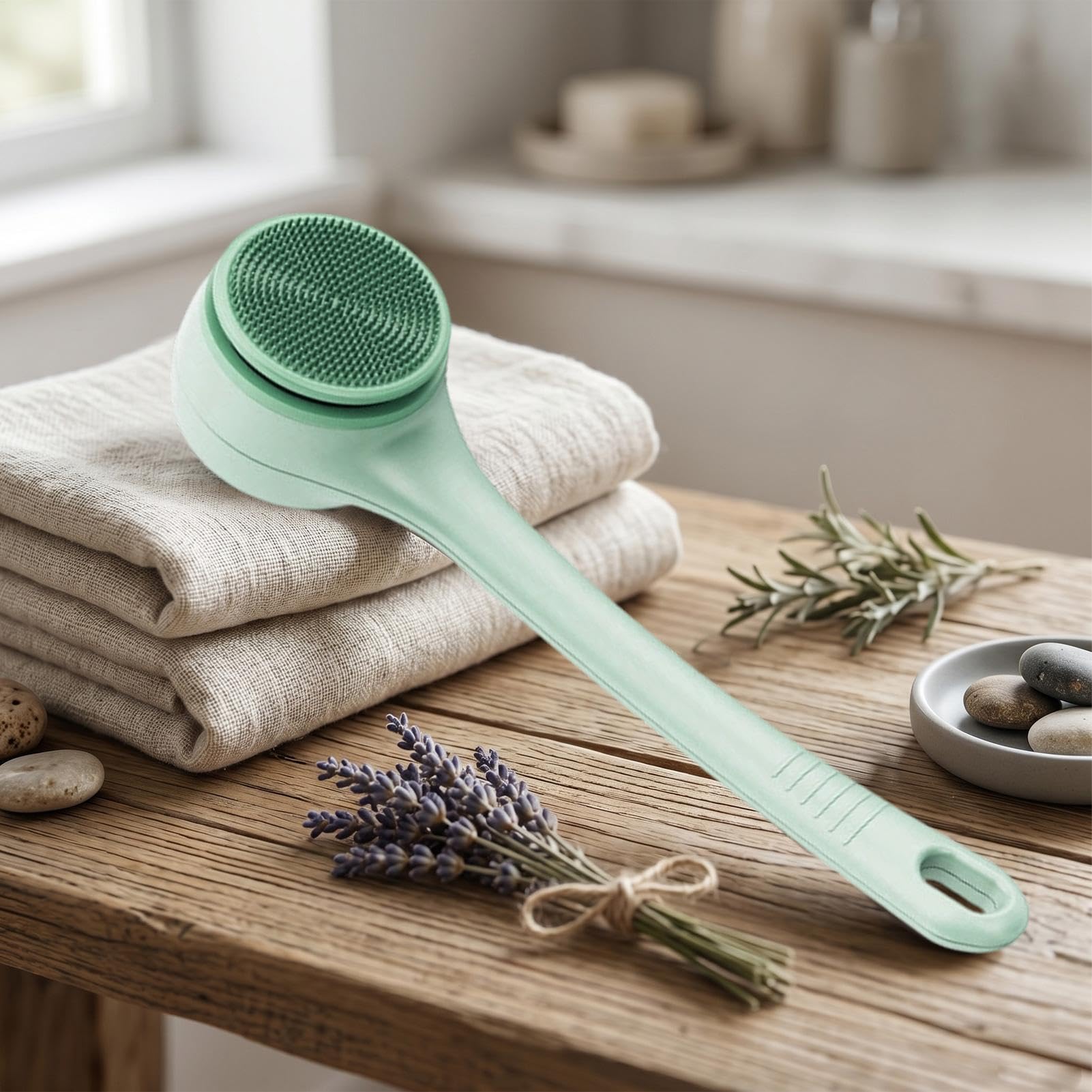 Scrubber Elettrico Per Il Corpo Scrubber Rotante A 2 Velocità Con 4 Testine