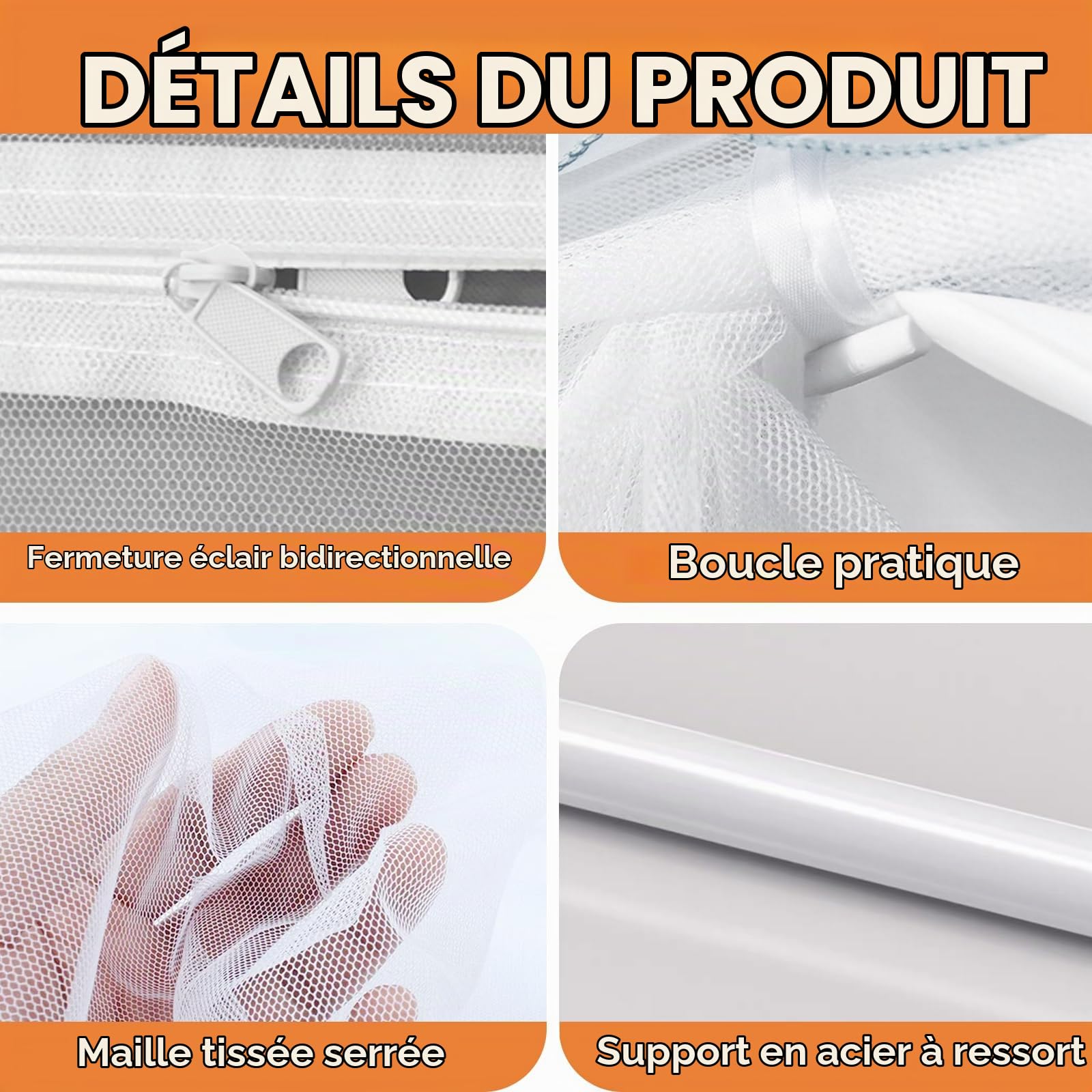 Moustiquaire pour lit,Tente Portable de Voyage Pliable avec Double Porte avec Fond Facile à Installer, Efficace Contre Les Bites de Moustiques pour Chambre, Camping, Voyage (200 * 150 * 150cm)