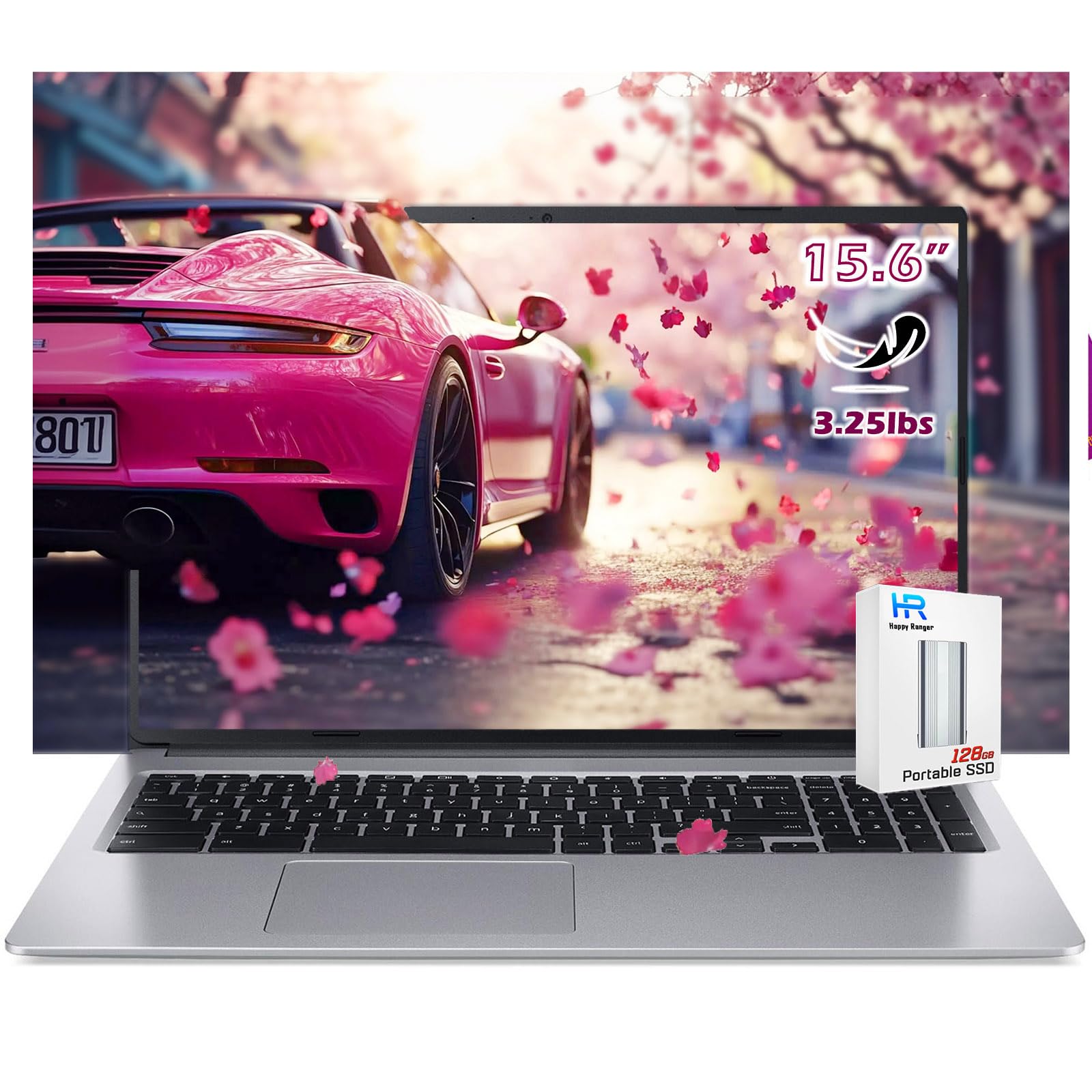 acer Chromebook 315 Google Laptop| 15.6 HD IPS Display| 4G 128GB eMMC+128GB Portable SSD| Intel Pentium N6000 | Wi-Fi 6 |Numeric Keyboard |USB C |Long