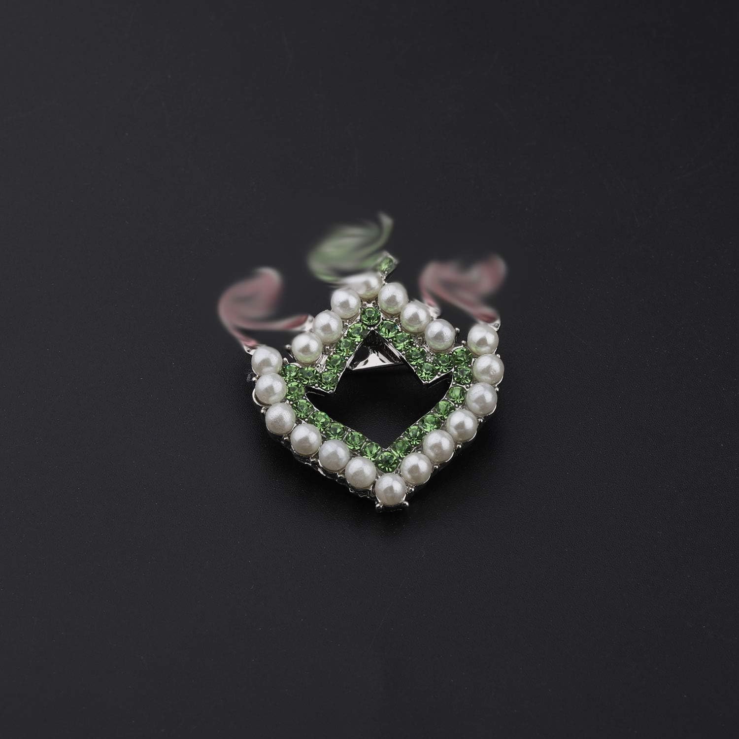 CENWA Brooch Pin Sorority Graduation Gifts Pink and Green Pin