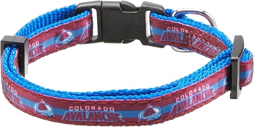 Miniatura 193 de Pets First Collar NHL para perros y gatos. Ajustable, lindo y elegante. ¡El mejor collar para fanáticos del hockey! Anaheim Ducks