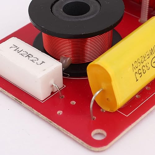 Miniatura 3 de uxcell 2 unids 100W sistema de altavoces de 2 vías Audio Crossover filtros distribuidor de frecuencia