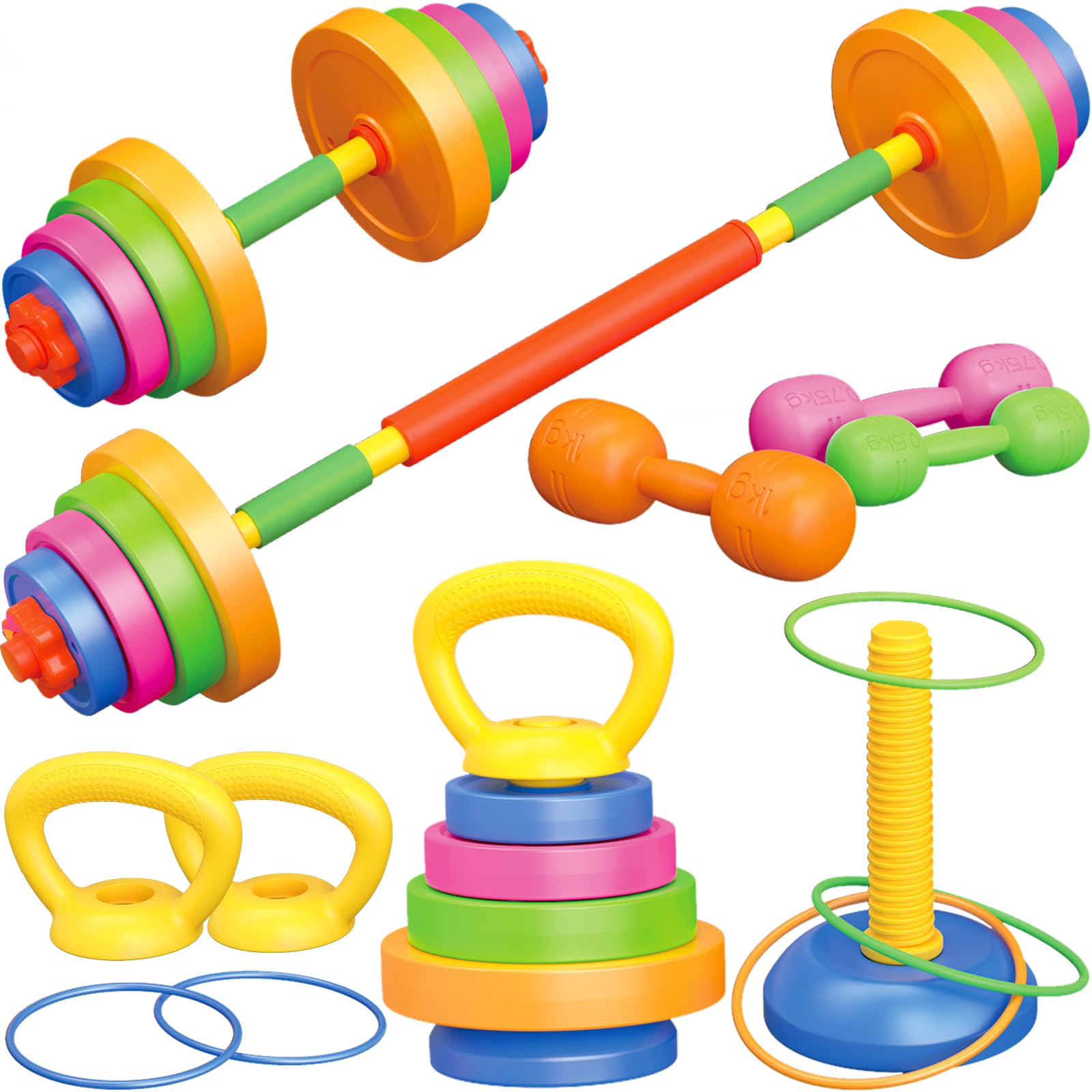 Photo 1 of SLTBEH 6-in-1 Kids Weight Set
