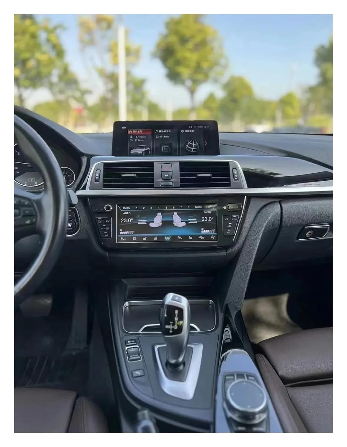 8.8''Inch Digital A/C Heater Climate Control Switch Panel Compatible for 3 4 Series M3 M4 F30 F31 F32 F34 F35 F36 Air Conditioner Board