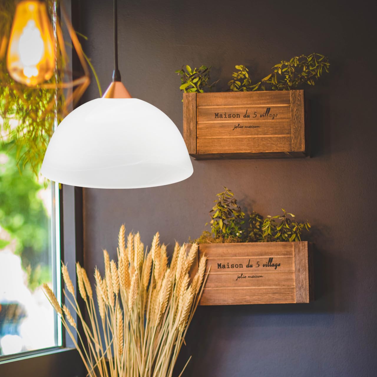 Lurrose Kleiner Lampenschirm Aus Mattiertem Glas Ersatzglas Für Tischlampe Wandleuchte Und Deckenventilator Eleganter Lampenschirm Für Sanftes Licht Und Staubschutz Für Zuhause