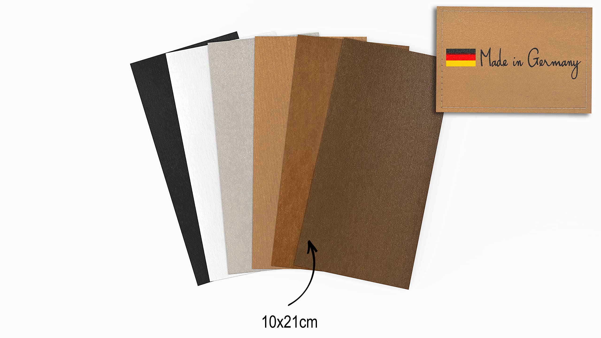 Papier Végétalien Lavable - 6 Feuilles Vintage - Pour Couture, DIY Et Création D’Étiquettes