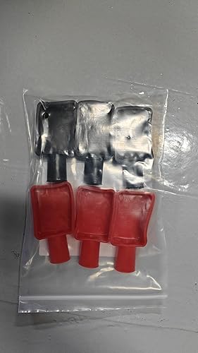 Miniatura 10 de Cubierta de terminal de batería, protector de terminal de batería, cubierta aislante de batería para automóvil, goma suave, postes positivos y