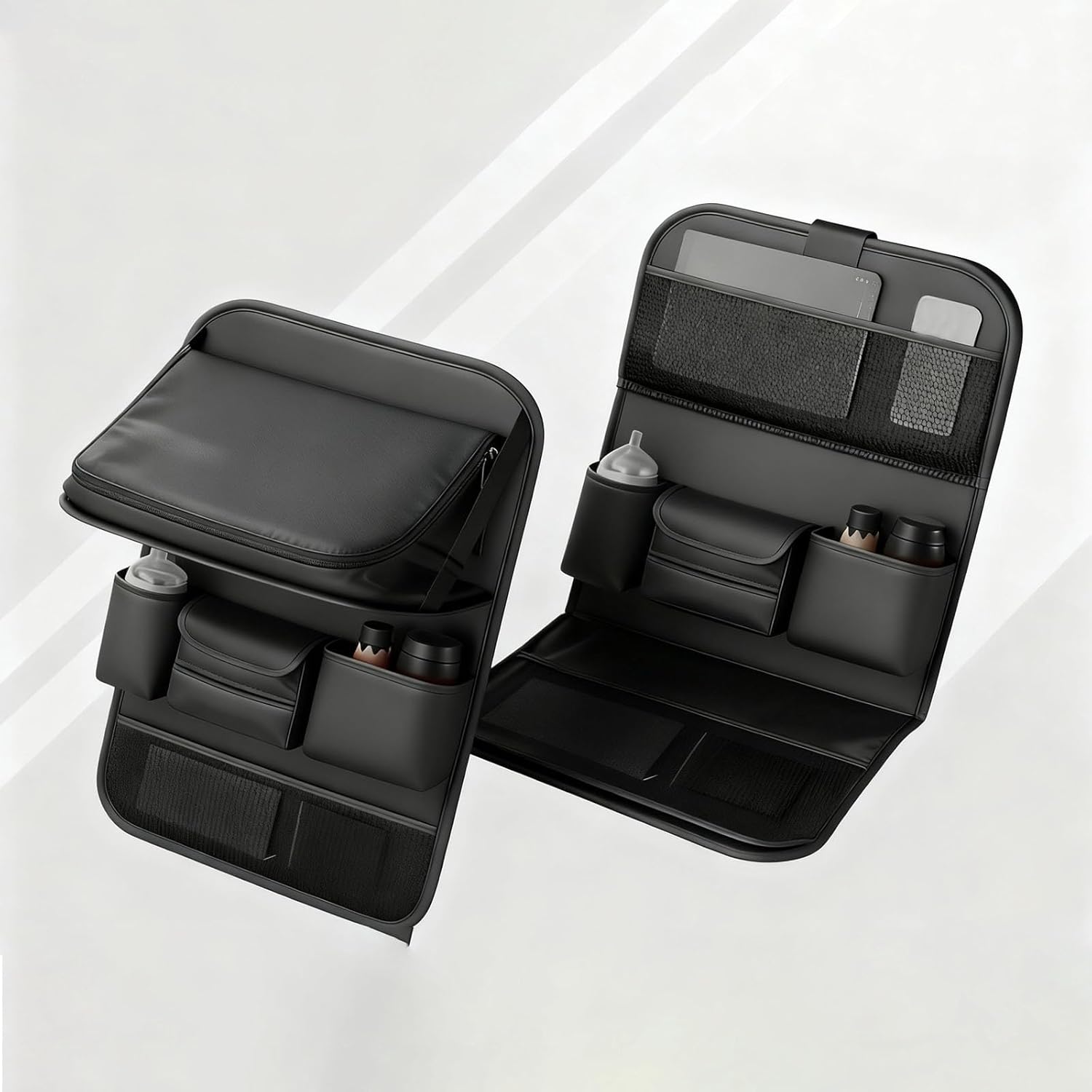 に適用ホンダCR-ZZF1/2型4人乗り平成22年2月-平成29年1月 車用 収納ポケット シートバックポケット 高耐久レザー素材