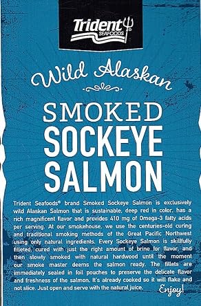 Trident Wild Alaskan Smoked Sockeye Salmon - 567g/20 Oz