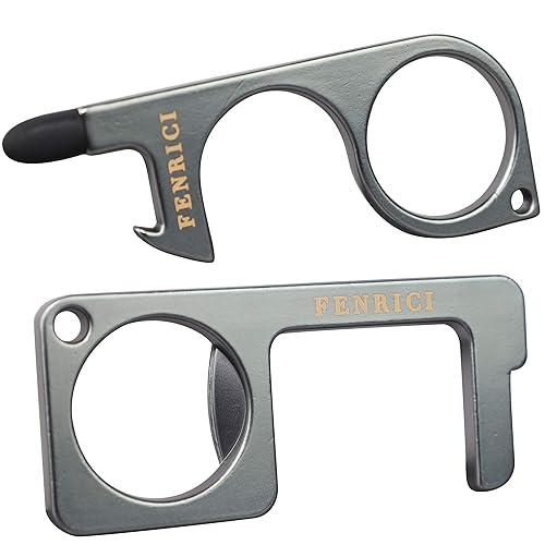 Fenrici Touchless Keychain Tool – No Touch Door Opener, Contactless