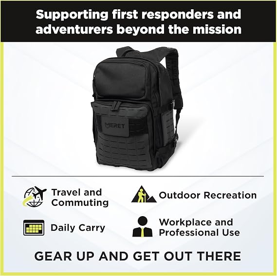 MERET DELTA 37 Tactical Backpack MOLLE Military Backpack for Men with Modular Organization 24-Hour EDC Pack Durable Travel Laptop Gear Bag