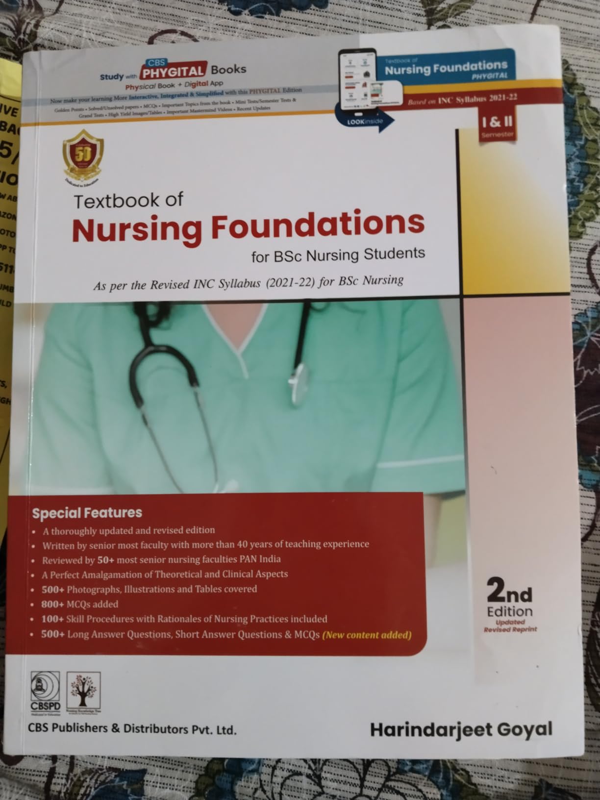 Buy CBSPD Textbook Of Nursing Foundation For Bsc Nursing Students ...