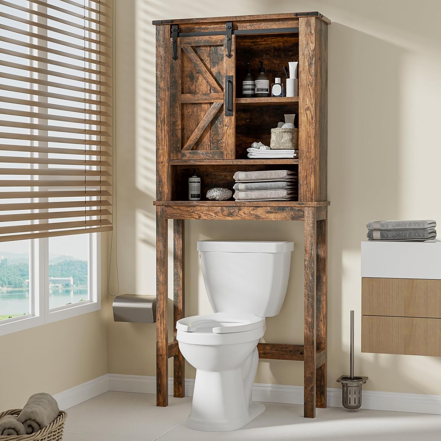 oneinmil Over The Toilet Storage Farmhouse Storage