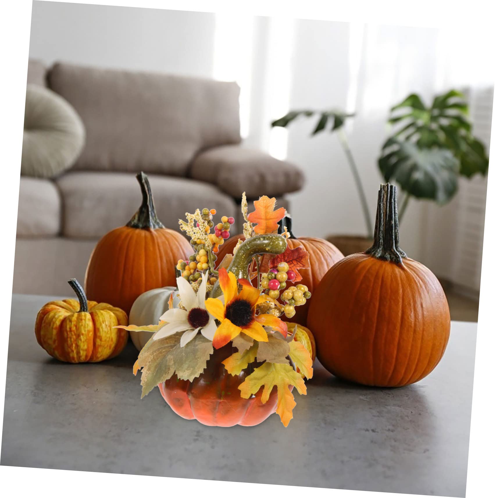 Herbstschmuck Kürbisdeko Künstliche Dekoration Halloween Party Ahornblatt