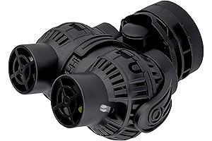 8W 1600GPH 360° Aquarium Wave Maker Pump with Magnetic Suction Base