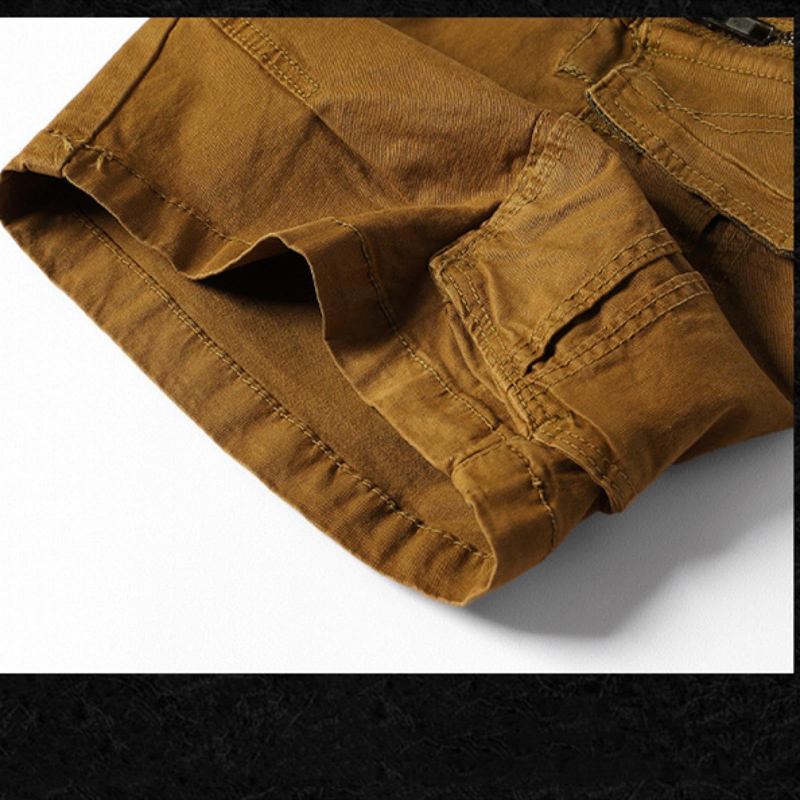 Pantaloncini Short Uomo Pantaloncini da Lavoro retrò da Uomo Versatili Pantaloni da Lavoro Casual