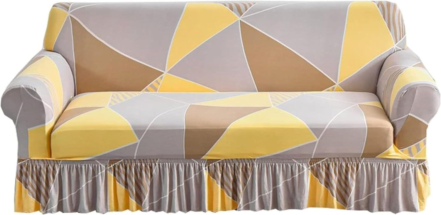 Sofa Slipcovers 1 Piece Sofa Cover with Skirt,Stretch Sofa Slipcover