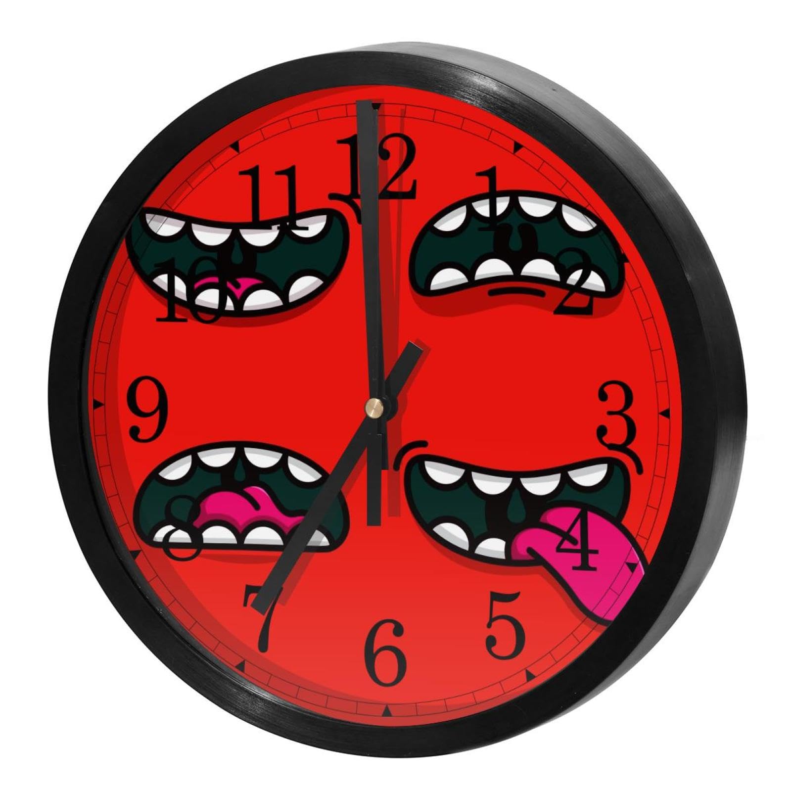 Horloge murale à piles ronde pour optimiser la gestion du temps