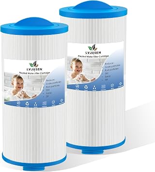 6000-383A Spa Filter Replacement Fits Jacuzzi J300 2002+, J400 2012+/ J500 2015+/ J-LX 11-21,2023+, Replaces 6CH-960/ PJW60TLF2S/ FC-2800/15203-2 Pack