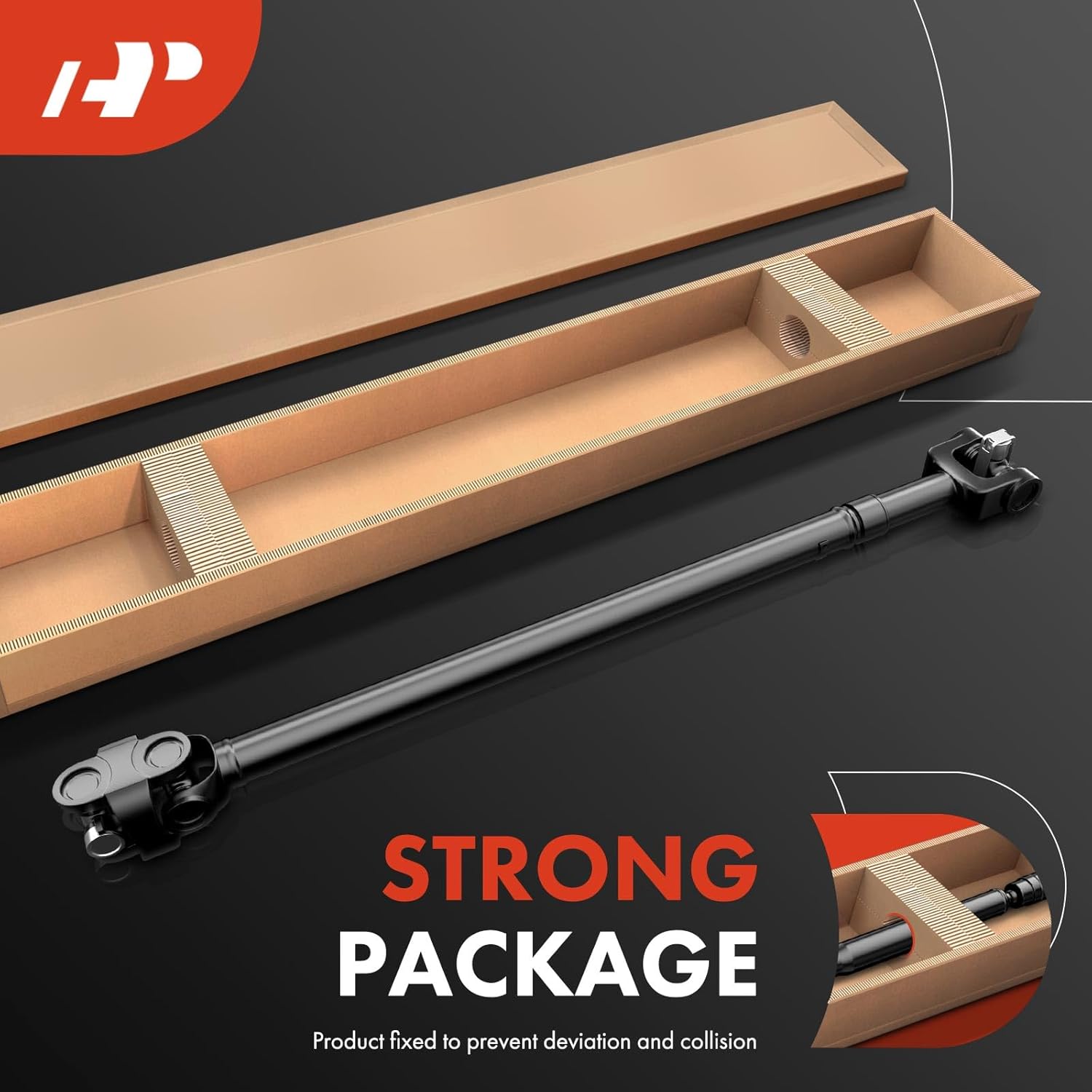 A-Premium Front Complete Drive Shaft Prop Shaft Driveshaft Assembly Compatible with Chevrolet S10 Blazer 1983-1994 & GMC Jimmy 1992-1994, S15 Jimmy 1983-1991, Sonoma 1991-1994