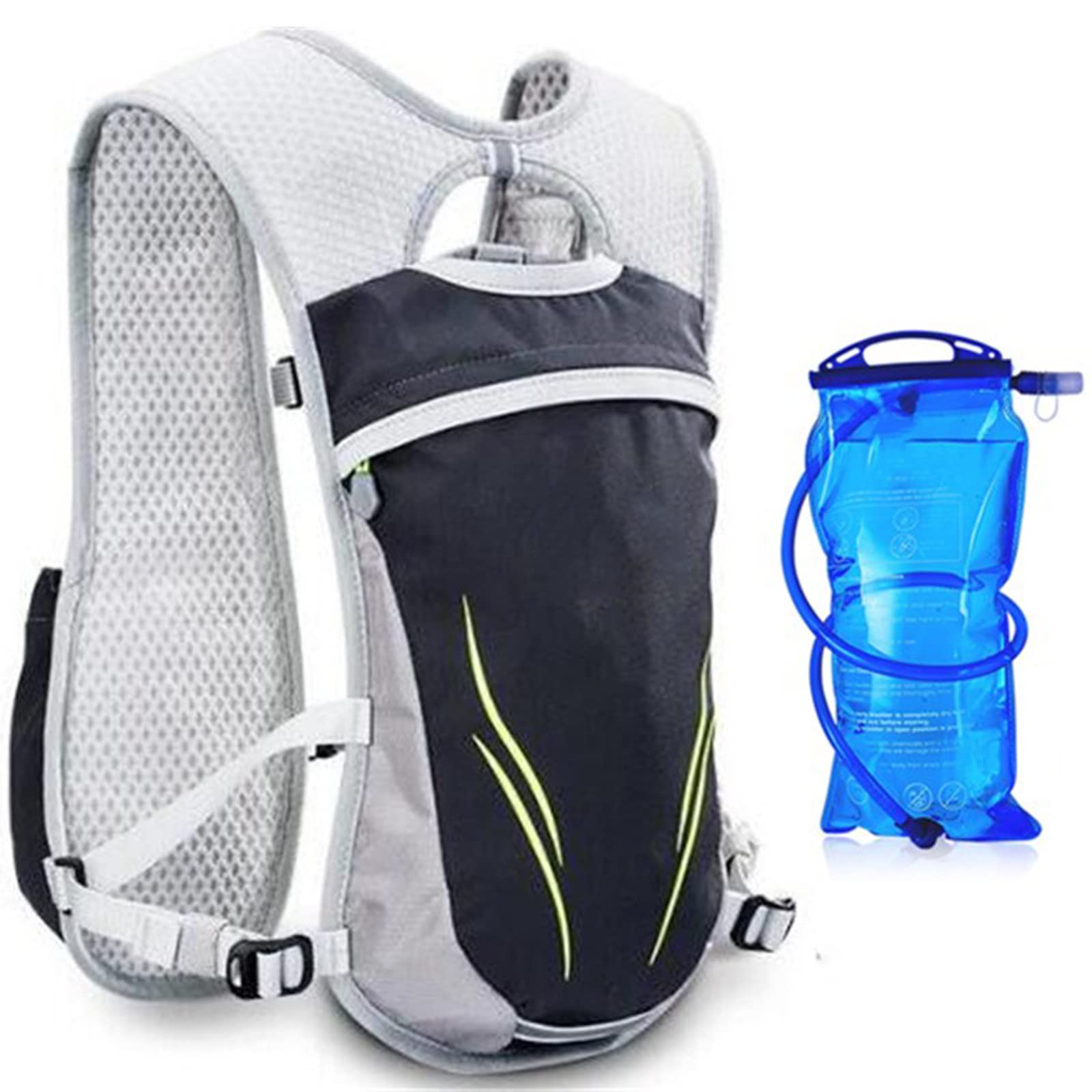 Sac à dos d'eau et sac d'hydratation 1,5 L pour randonnée, cyclisme, course à pied et sport de plein air