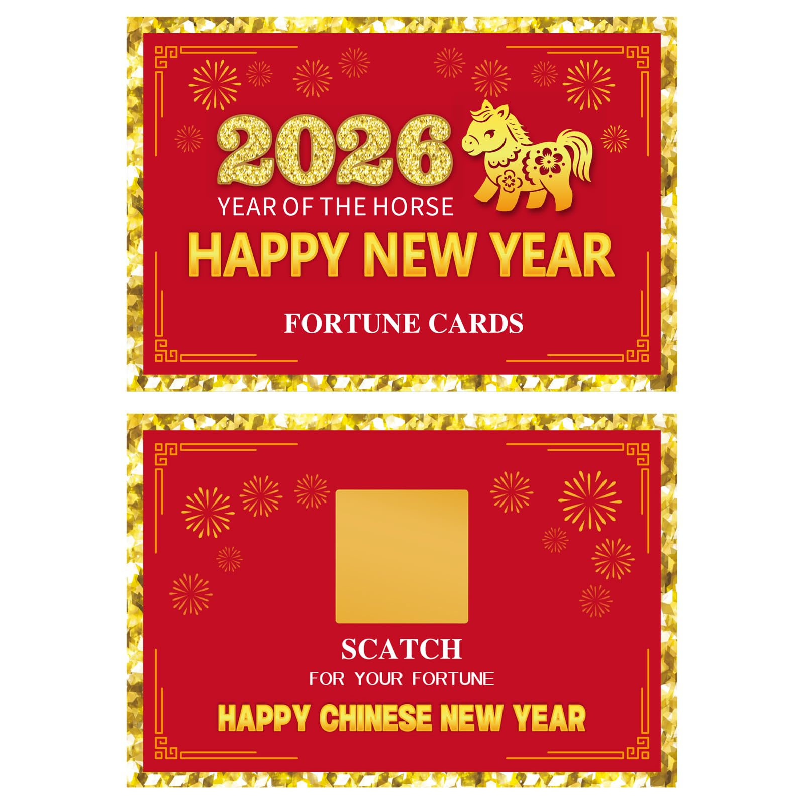 Amazon.com: Ellzk 30 Count Chinese New Year 2026 Scratch Off