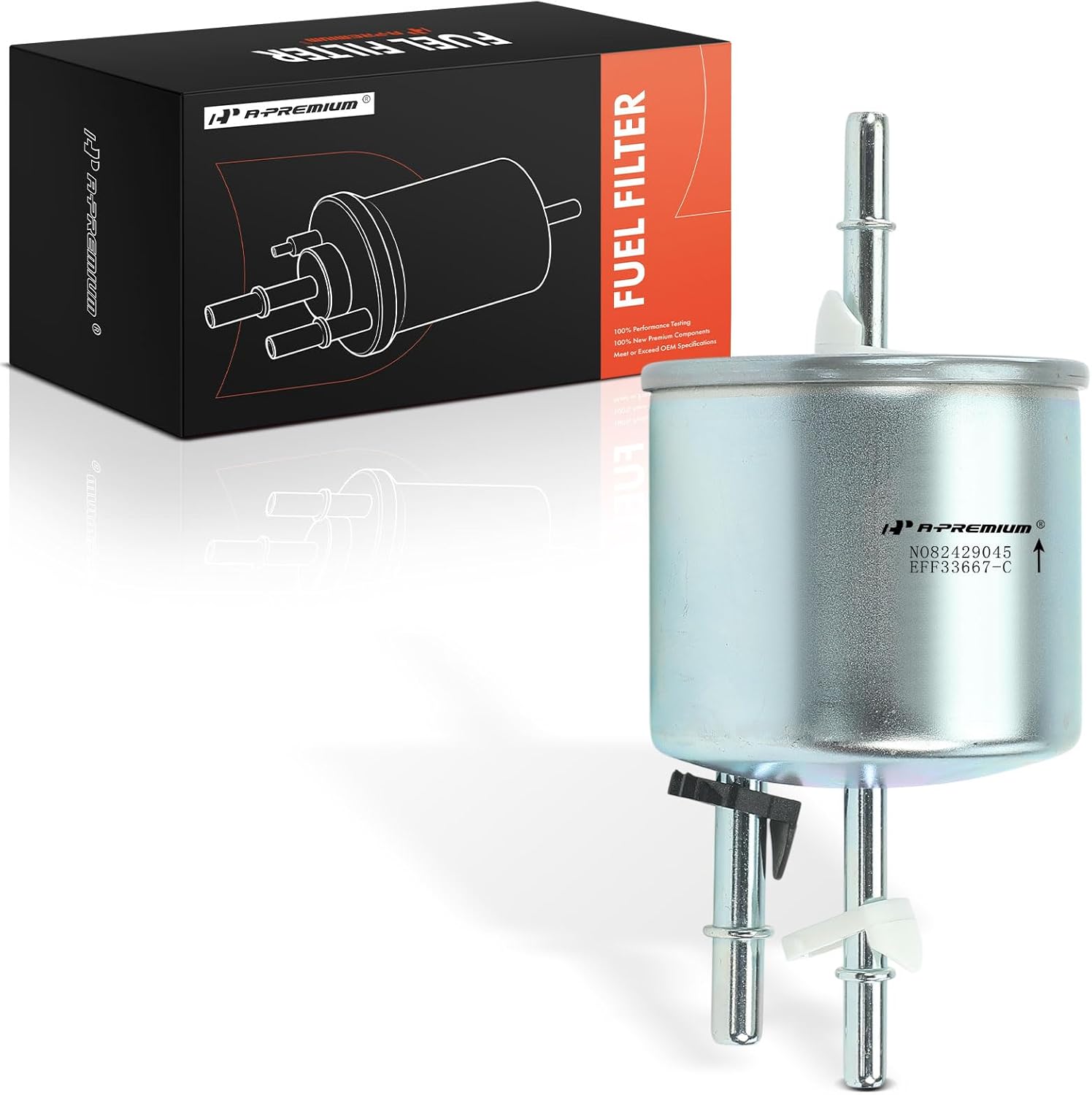 A-Premium Fuel Filter Compatible with Ford Explorer 2001, Ranger 2001-2004, Explorer Sport 2001-2003, Explorer Sport Trac 2001-2003 & Mazda B3000 2001-2003, 3.0L 4.0L