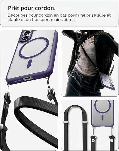 Spigen Ultra Hybrid MagFit Case for Samsung Galaxy S26 - Deep Purple - 9