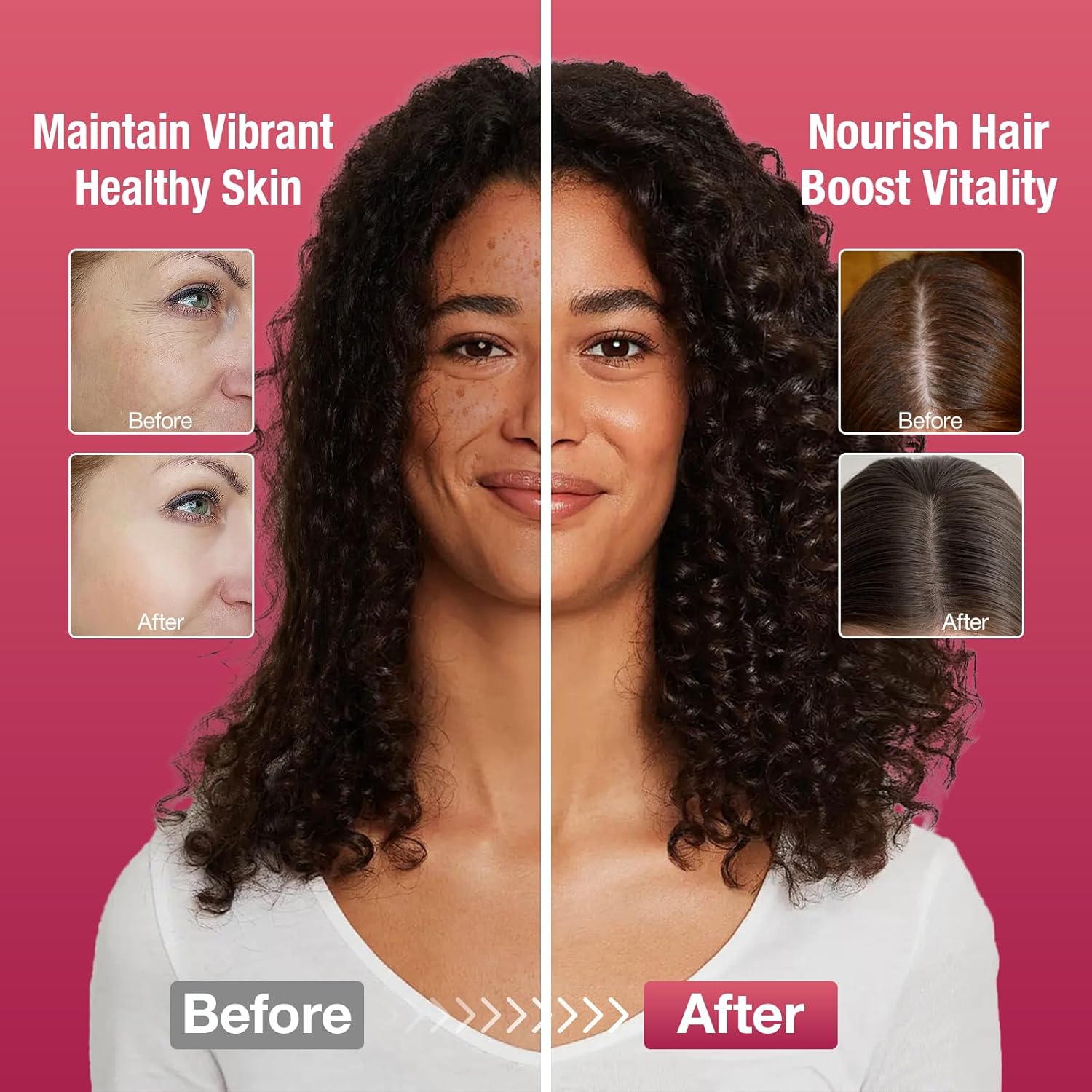 Haohan Pumpkin Seed Oil Gummies with Saw Palmetto for Hair Growth in Women & Men - Organic Hair Skin & Nails Supplement with High-Purity Extract - Sugar-Free, Non-GMO, Raspberry Flavor, 60 Count - Image 4