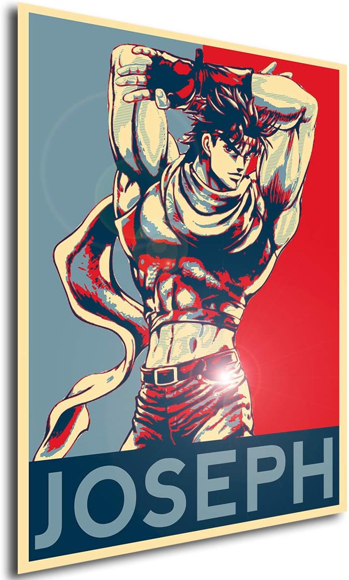 Posters JoJo Propaganda Joseph (Battle Tendency) - A3 (42x30 cm)